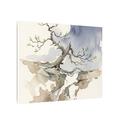 Moonlight Pine Tree Canvas Art - Japandi Ma
