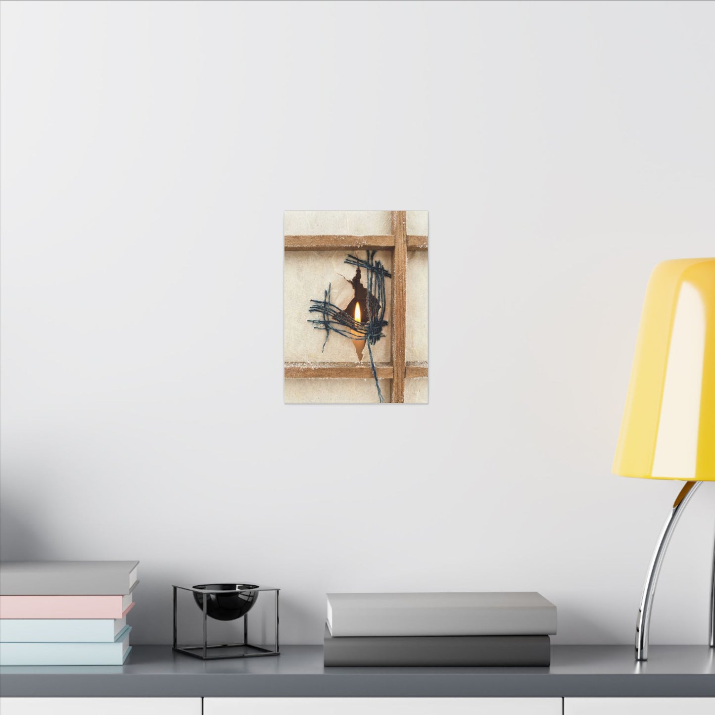 Winter Shoji Screen Broken Beauty Canvas Art | Resilient Decor
