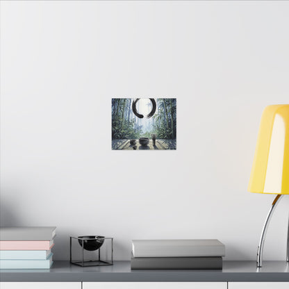 Seijaku Tea Ceremony Canvas Art - Zen Enso