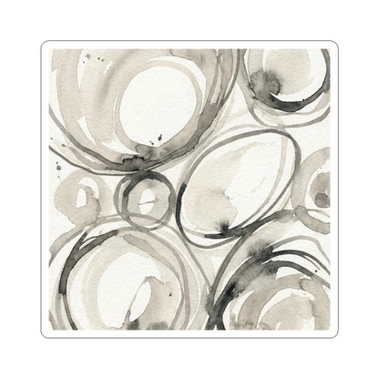 Handcrafted Feel Japandi Watercolor Sticker | Handcrafted Feel Watercolor Art Print