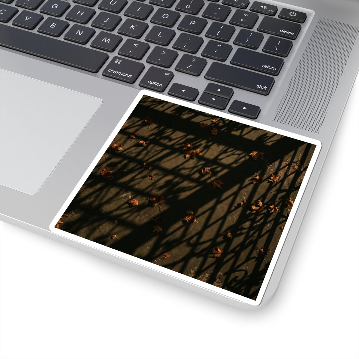 Shadow Play Sticker | Autumn Dark Japandi Moody Minimal Art Art Print