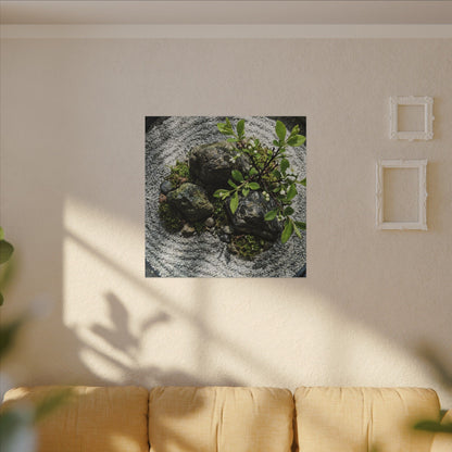 Zen Ceramic Bowl in Dappled | Karesansui Canvas Art