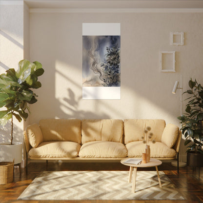 Incense Smoke Summer Canvas Art | Japandi Cozy Design