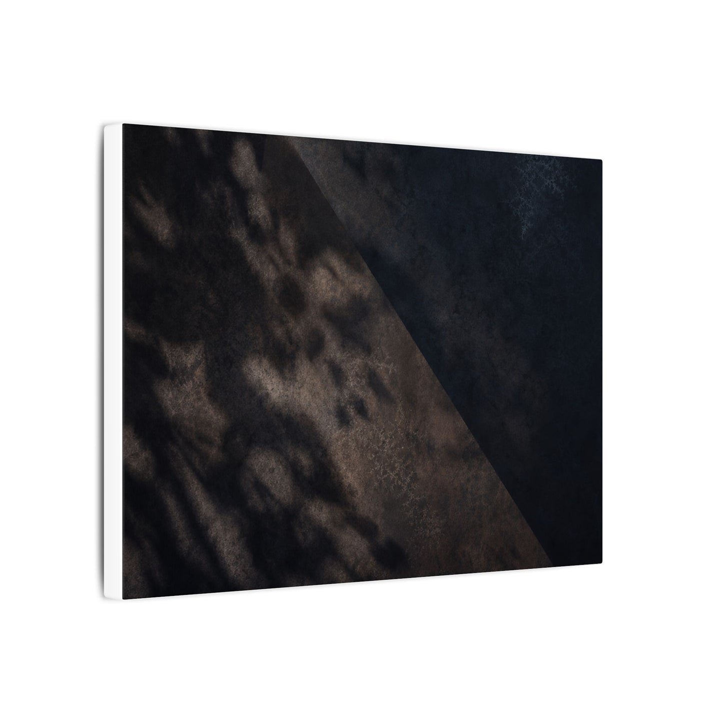 Shadow Play Winter Canvas Art | Dark Japandi Moody Design