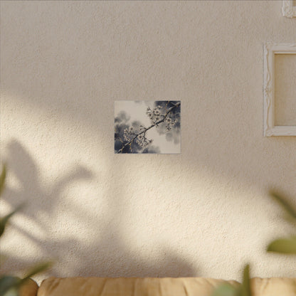 Ma Cherry Blossom Canvas Art - Kintsugi Gold Vein