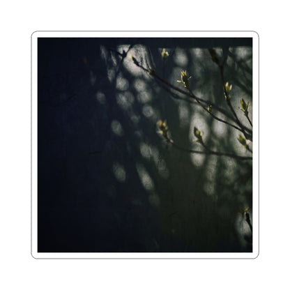 Shoji Screen Sticker | Spring Dark Japandi Moody Minimal Art Art Print