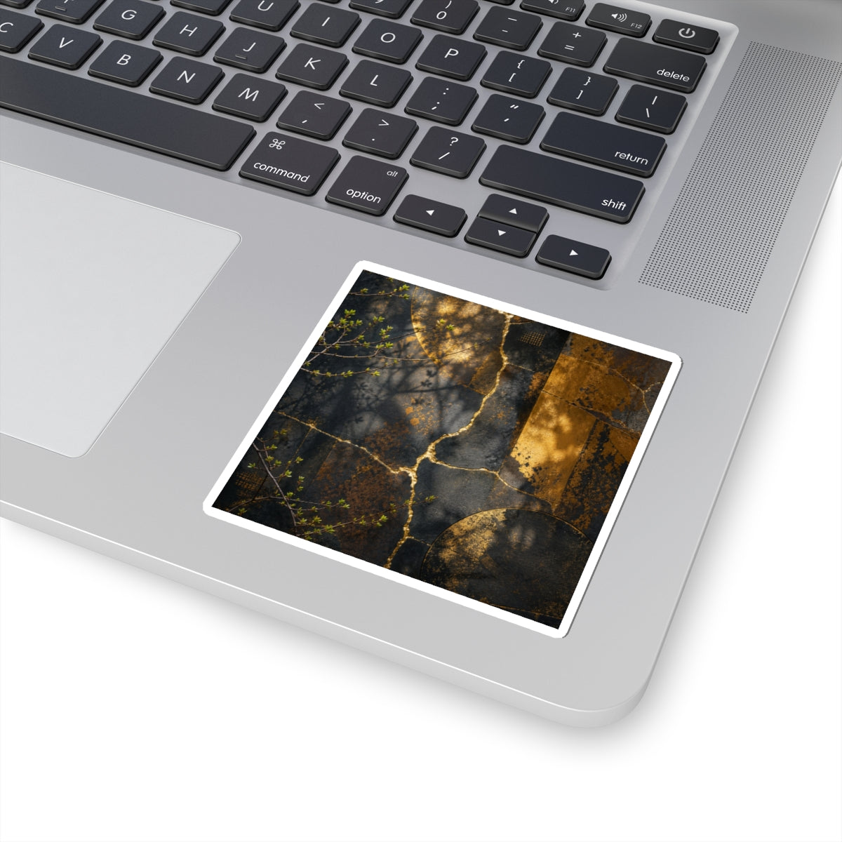 Rust Patina Spring Sticker | Kintsugi Beautiful Design