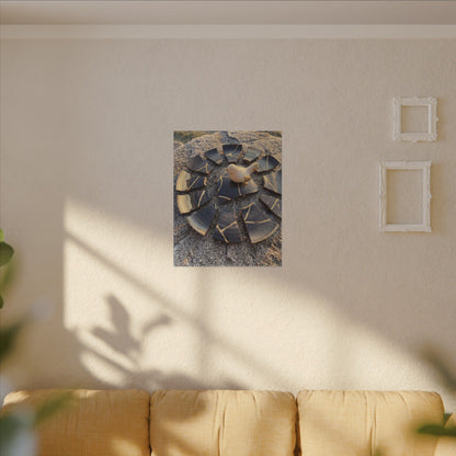 Golden Hour Broken Pottery Canvas Art - Kintsugi Datsuzoku