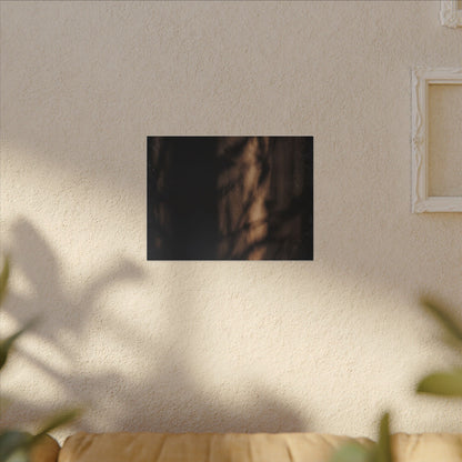 Winter Shadow Play Moody Minimal Canvas Art | Luxurious Decor