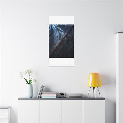Rust Patina Canvas Art | Spring Dark Japandi Shadow Zen Art