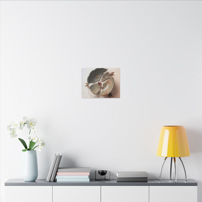 Dawn Ceramic Bowl Canvas Art - Japandi Fukinsei
