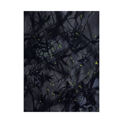 Atmospheric Shadow Play Wall Art Print - Shadow Zen Dark Japandi