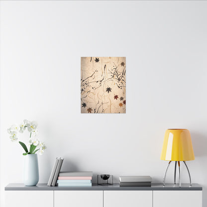 Golden Hour Shoji Screen Canvas Art - Japandi Fukinsei