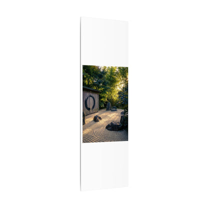 Rock Garden Enso Canvas Art | Tranquil Zen Art