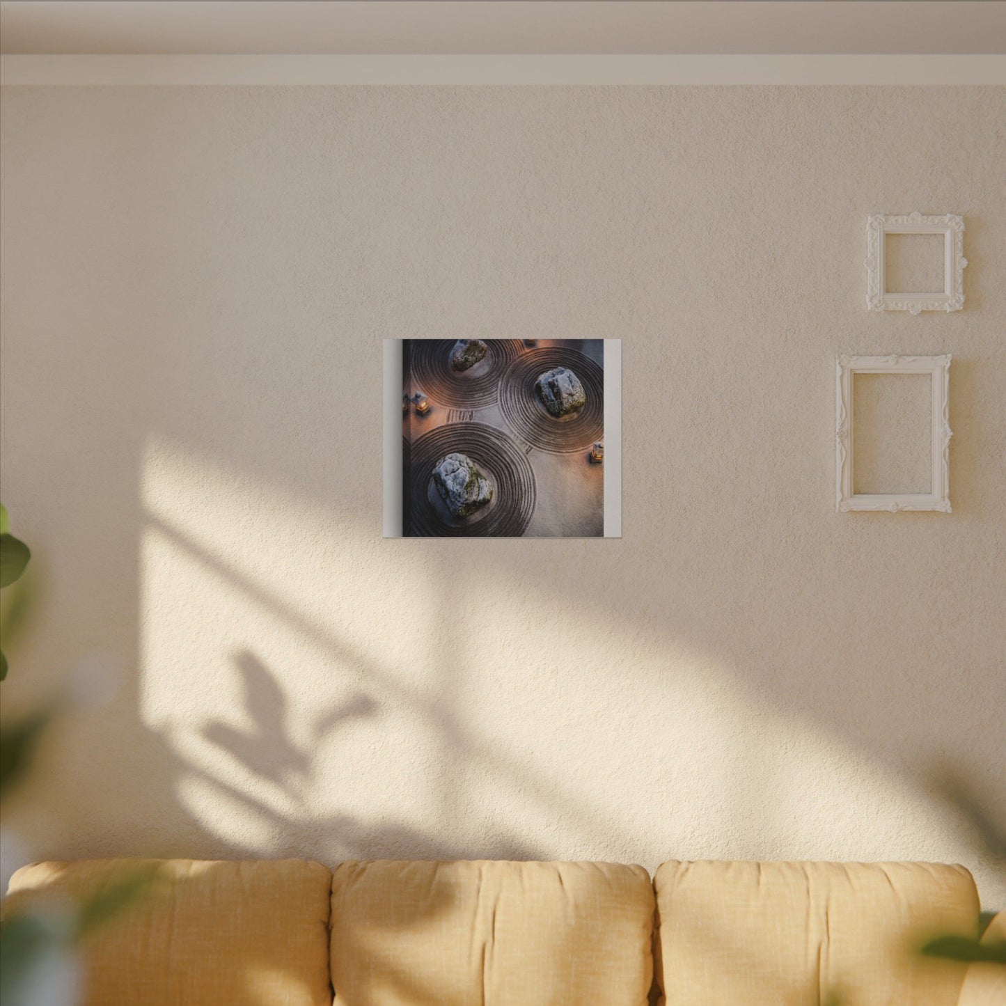 Candlelight Rock Garden Canvas Art - Japandi Ma