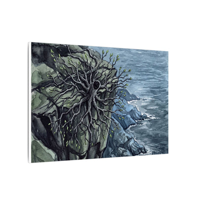Pine Tree Spring Canvas Art | Japandi Neutral Design
