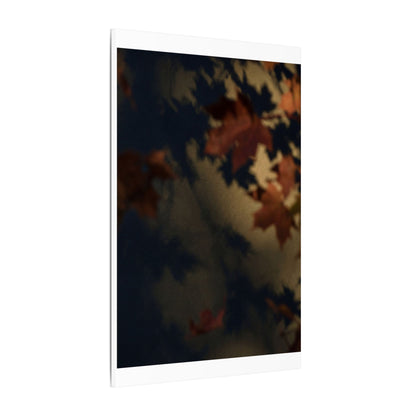 Shadow Play Canvas Art | Autumn Dark Japandi Moody Minimal Art