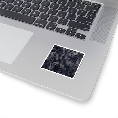 Winter Dried Flowers Shadow Zen Sticker | Moody Decor