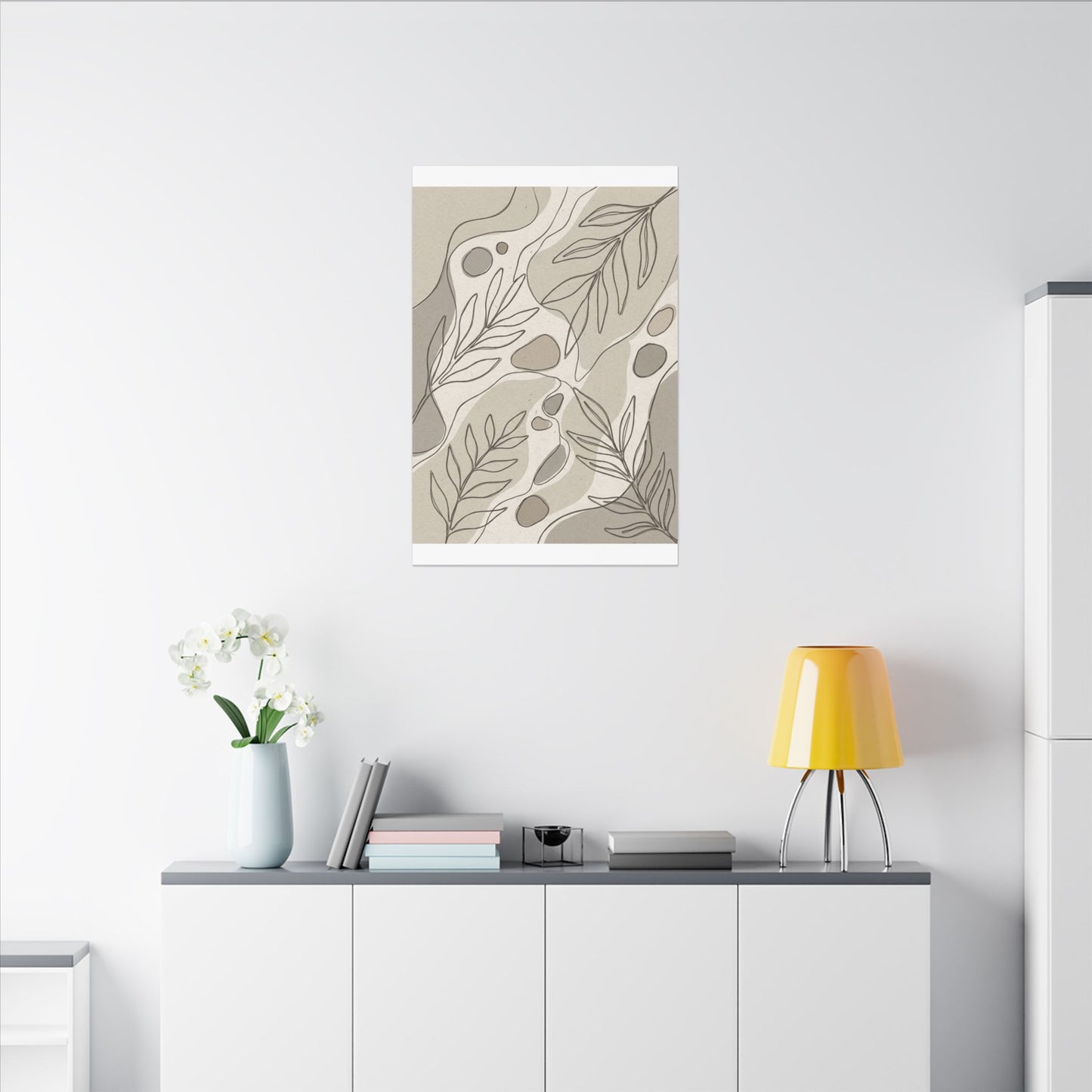 Japandi Minimal Line Canvas Art