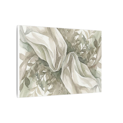 Summer Silk Drape Watercolor Canvas Art | Cozy Decor