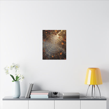 Artful Water Ripple Canvas Art - Gold Vein Kintsugi