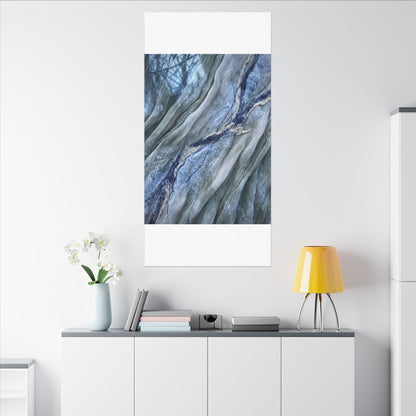 Moonlight Silk Drape Canvas Art - Japandi Mono No Aware