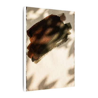 Ink Brushstroke Canvas Art | Summer Dark Japandi Moody Minimal Art