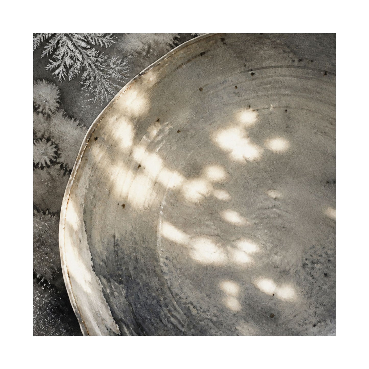 Winter Ceramic Bowl Watercolor Wall Art Print | Cozy Decor