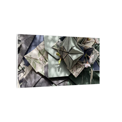 Shibui Paper Fold Canvas Art - Japandi Japanese Pattern