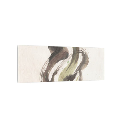 Ink Brushstroke Canvas Art | Spring Japandi Japanese Pattern Art