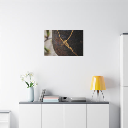 Dawn Tea Ceremony Canvas Art - Kintsugi Mono No Aware