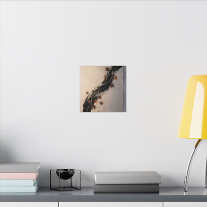Dawn Ink Brushstroke Canvas Art - Kintsugi Ma