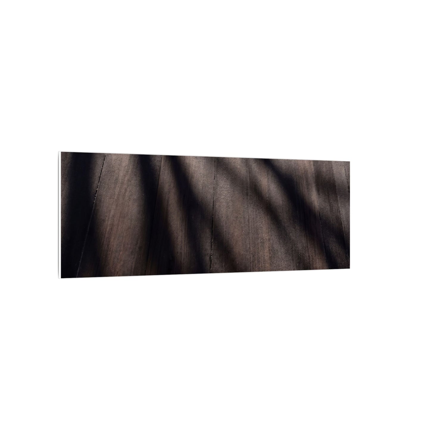 Dark Japandi Shadow Play in Dawn | Moody Minimal Canvas Art