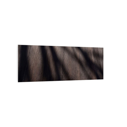 Dark Japandi Shadow Play in Dawn | Moody Minimal Canvas Art
