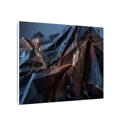 Paper Fold Broken Beauty Canvas Art | Philosophical Kintsugi Art