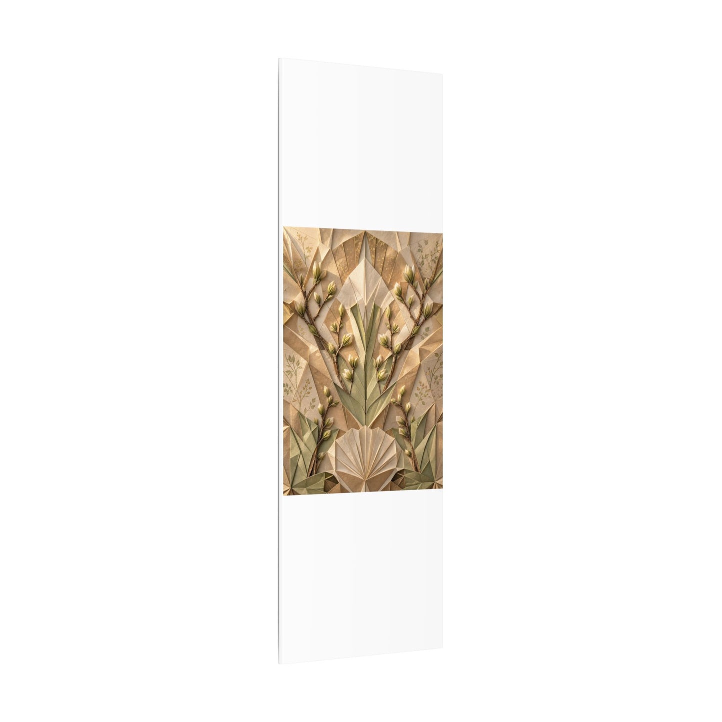Kanso Paper Fold Canvas Art - Japandi Japanese Pattern