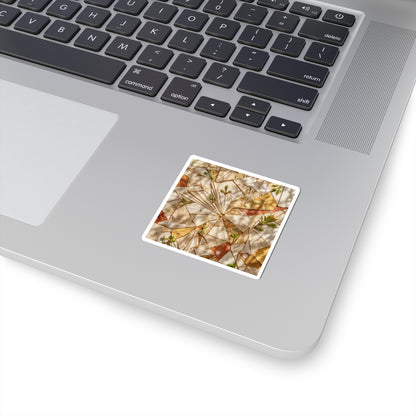 Dappled Paper Fold Sticker - Kintsugi Mono No Aware