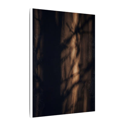 Winter Shadow Play Moody Minimal Canvas Art | Luxurious Decor
