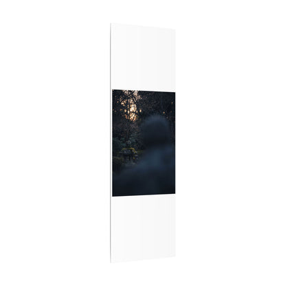 Spring Stone Lantern Moody Minimal Canvas Art | Bold Decor
