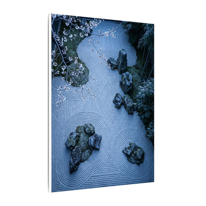 Earthy Silk Drape Canvas Art - Minimal Line Japandi