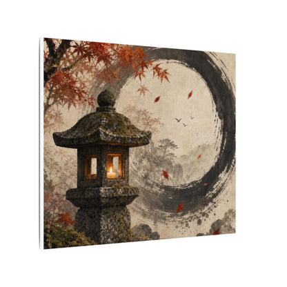 Ma Stone Lantern Canvas Art - Zen Enso
