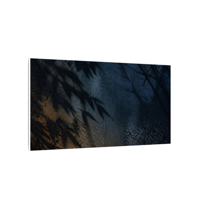 Kanso Shadow Play Canvas Art - Dark Japandi Shadow Zen