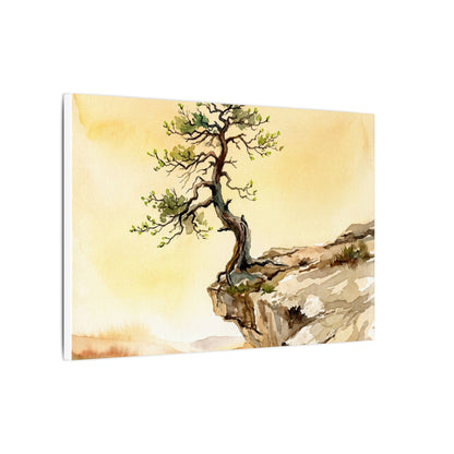 Golden Hour Pine Tree Canvas Art - Japandi Fukinsei