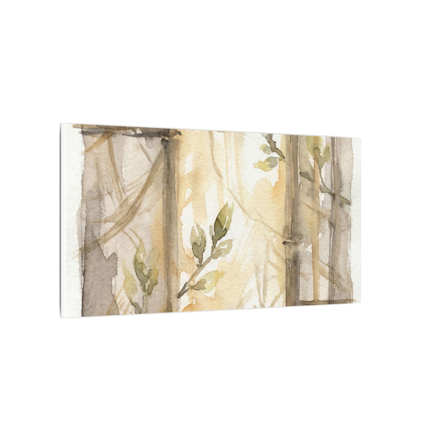 Shoji Screen Spring Canvas Art | Japandi Cozy Design