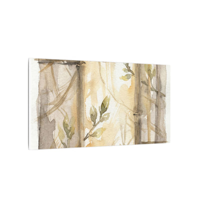 Shoji Screen Spring Canvas Art | Japandi Cozy Design