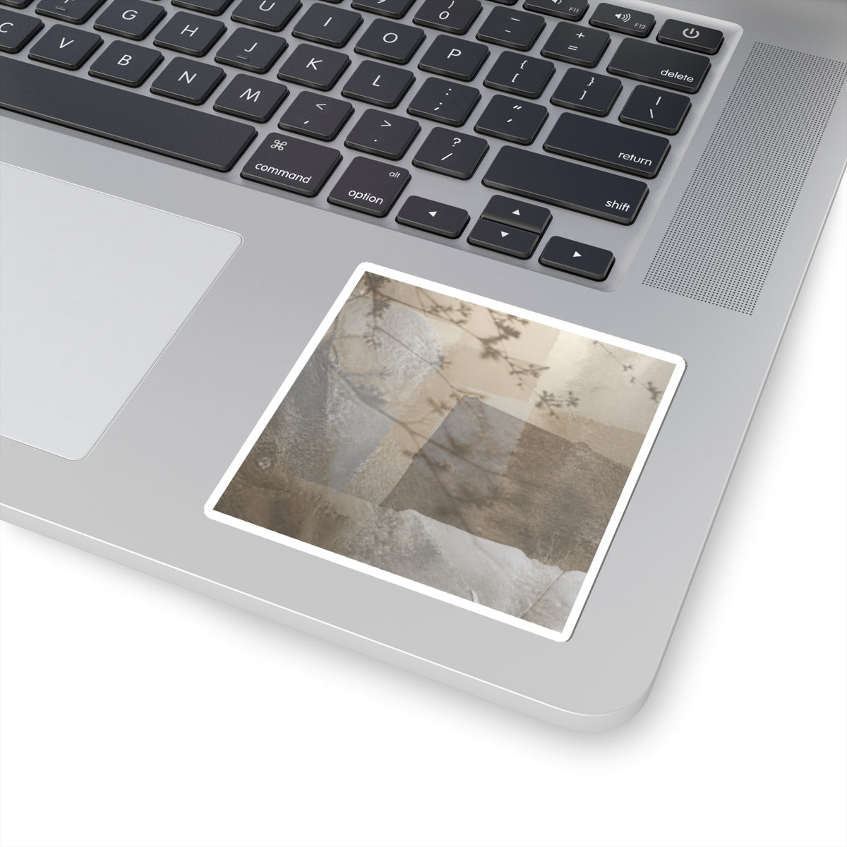 Shadow Play Sticker | Winter Japandi Texture Art