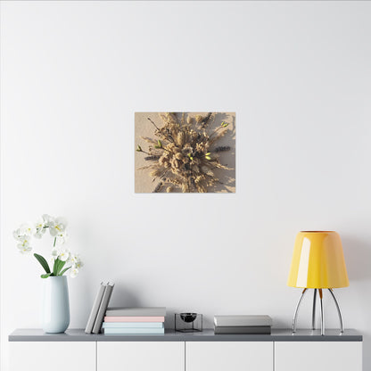 Dried Flowers Spring Canvas Art | Japandi Earthy Design