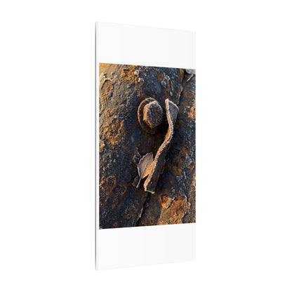 Moody Rust Patina Canvas Art - Moody Minimal Dark Japandi