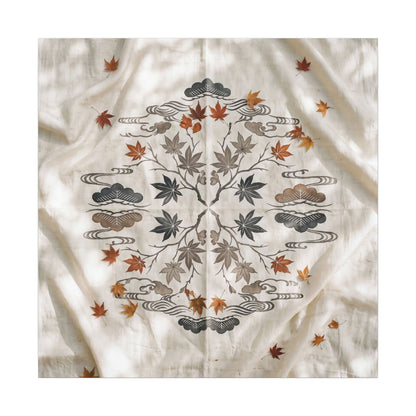 Elegant Silk Drape Canvas Art - Japanese Pattern Japandi