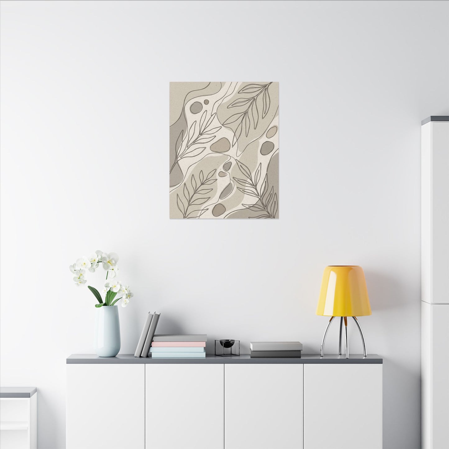 Japandi Minimal Line Canvas Art